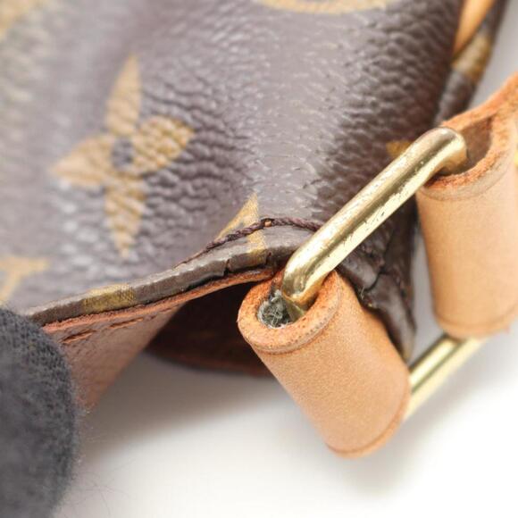 LOUIS VUITTON Brown Monogram Leather Shoulder Bag - Picture 6 of 9